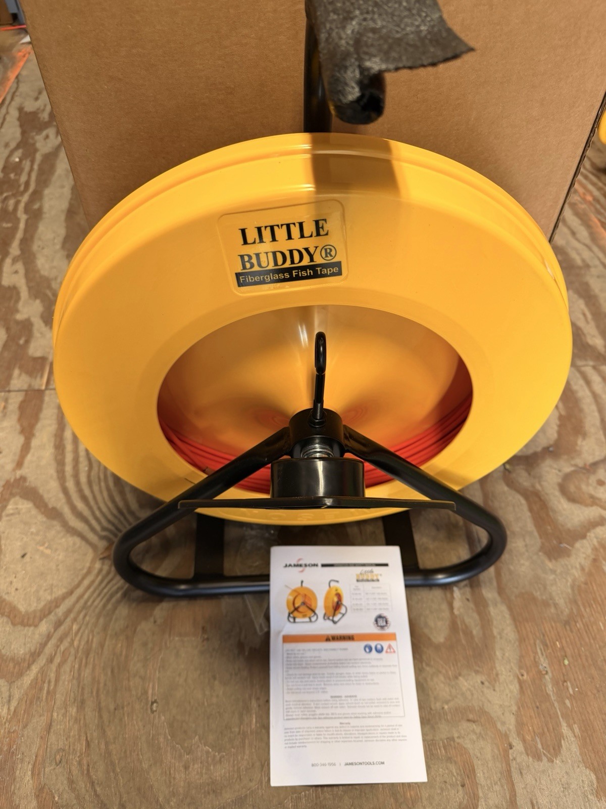 Jameson 10-316-300 Little Buddy Fish Tape W/ 300 Ft. Of 3/16" Fiberglass Rod