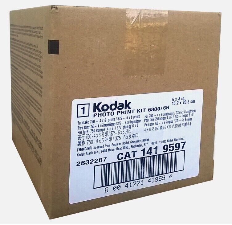 Kodak 1024603 Photo Print 6R Kit for 6800/6900 Printers (750 4x6 Prints)