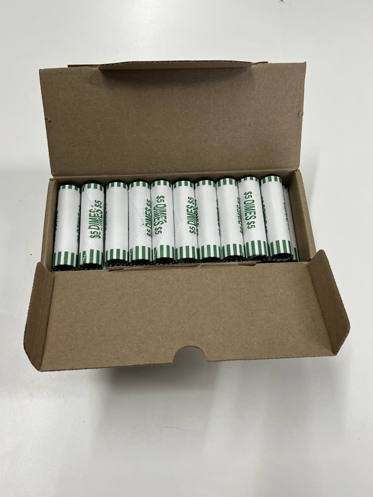 Unsearched Dime Bank Roll | Find Silver Dimes & Mercury Dimes!