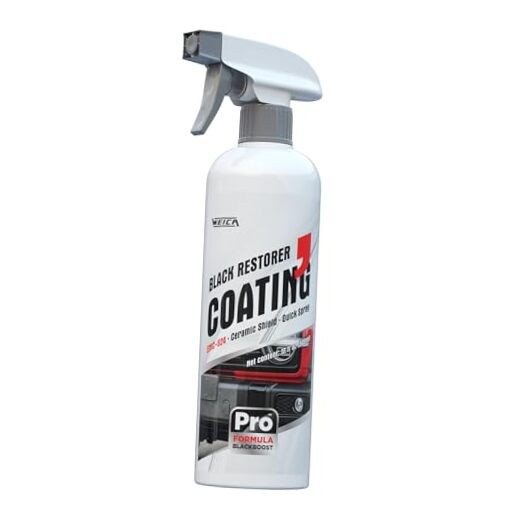 CeramicBlack Trim Coating Spray - Advanced Ceramic Protection for Plastic,