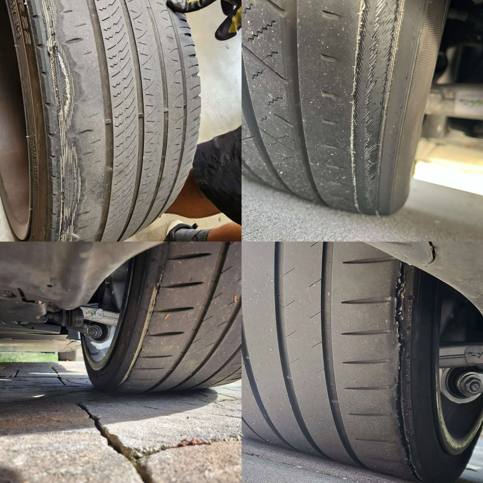 Tesla Model S/X Inner tire wear solution - Camber Shims 1.5 degree reduction