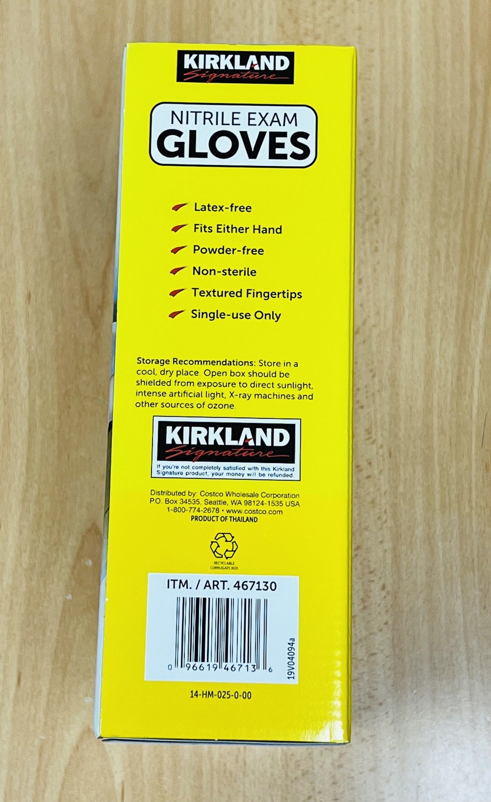 Kirkland Signature Nitrile Exam Gloves, Size Large 2 x box 📦 Total 400 count