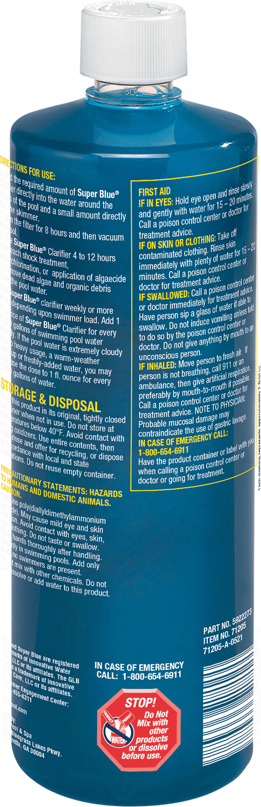 GLB Super Blue Clarifier 32oz.