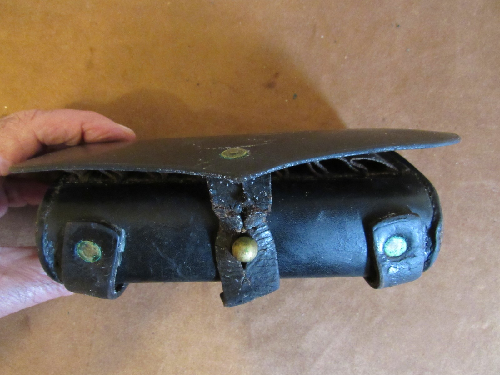 1870's Early Indian wars original 45/70 Hagner No 2 Cartridge Pouch Custer Era