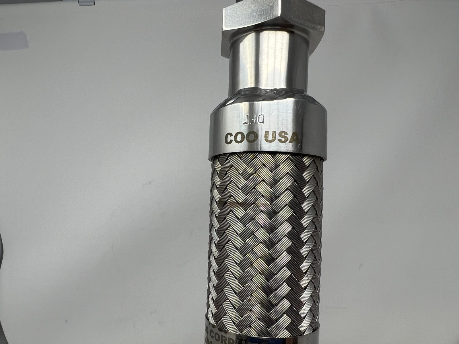 Lot of (2) DELAFIELD 1046486 Solar Turbines Metal Flex Hose 3/4"X18"