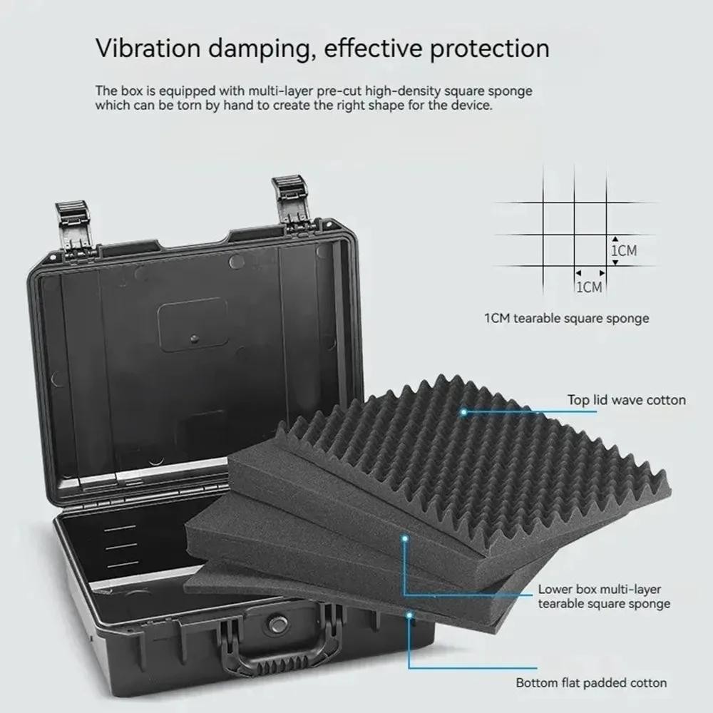 Premium Waterproof Hard Carry Case Heavy Duty Protective Tool Box Foam Organizer