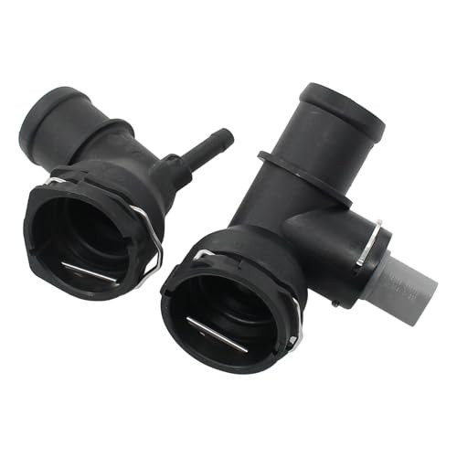 Radiator Coolant Upper and Lower Hose Coupling Adapter Connector for VW