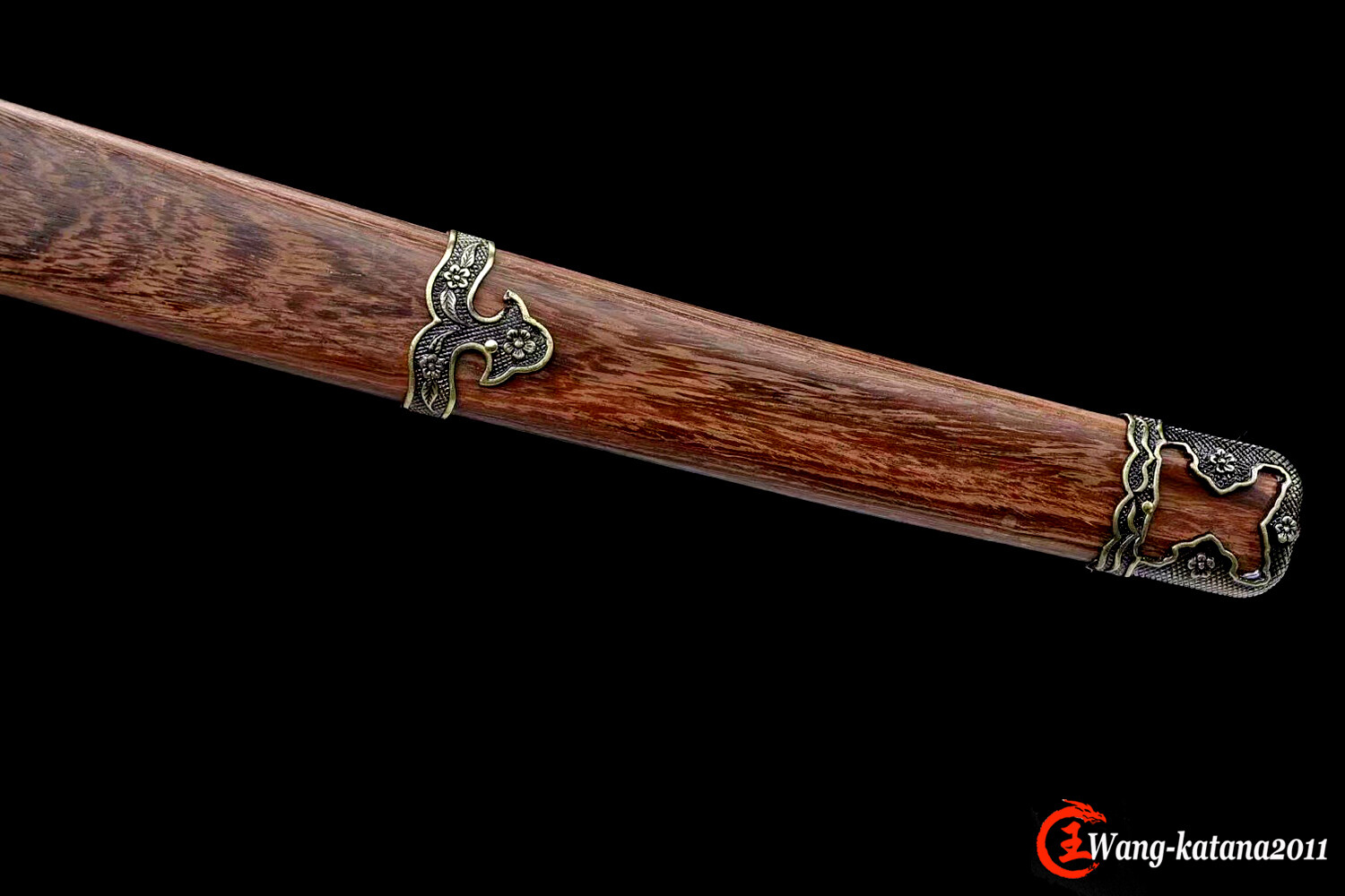 Tachi Clay Tempered Folded Steel Sharp Japanese Samurai Katana Sword Rosewood