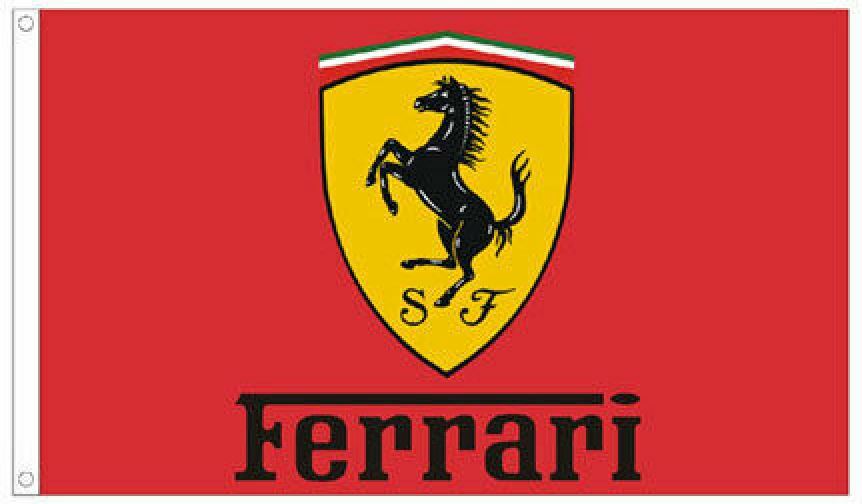 Ferrari 3 x 5 Flag Banner 3x5 ft Italy Car Manufacturer Red New