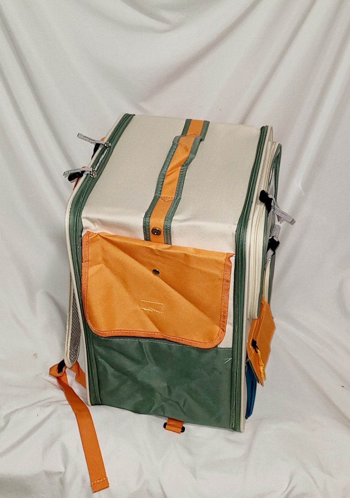 New Cat Small Dog Pet Travel Carrier Bag Backpack Soft Sided W/ Treat Storage