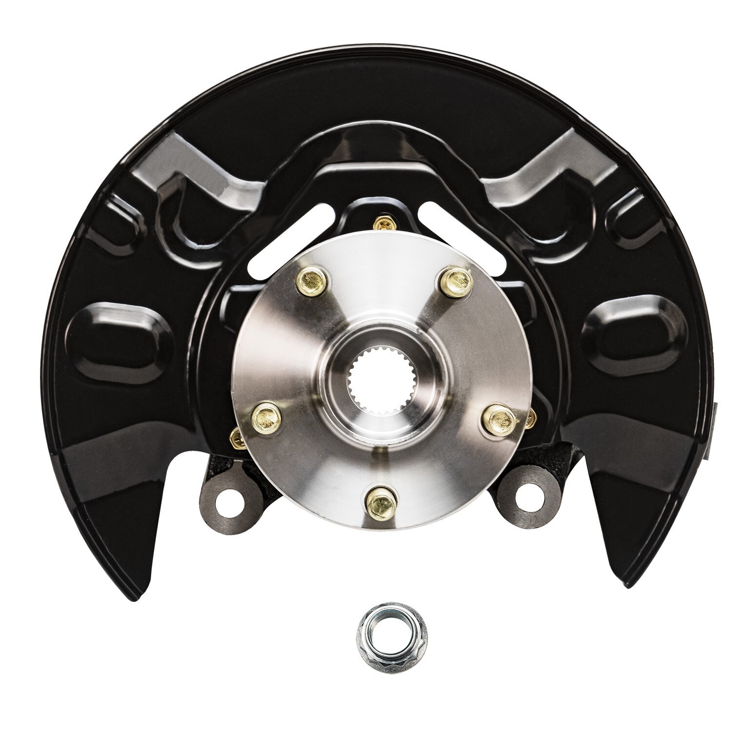 Front Left Steering Knuckle+Wheel Hub Bearing for 2003 2004-2008 Toyota Corolla