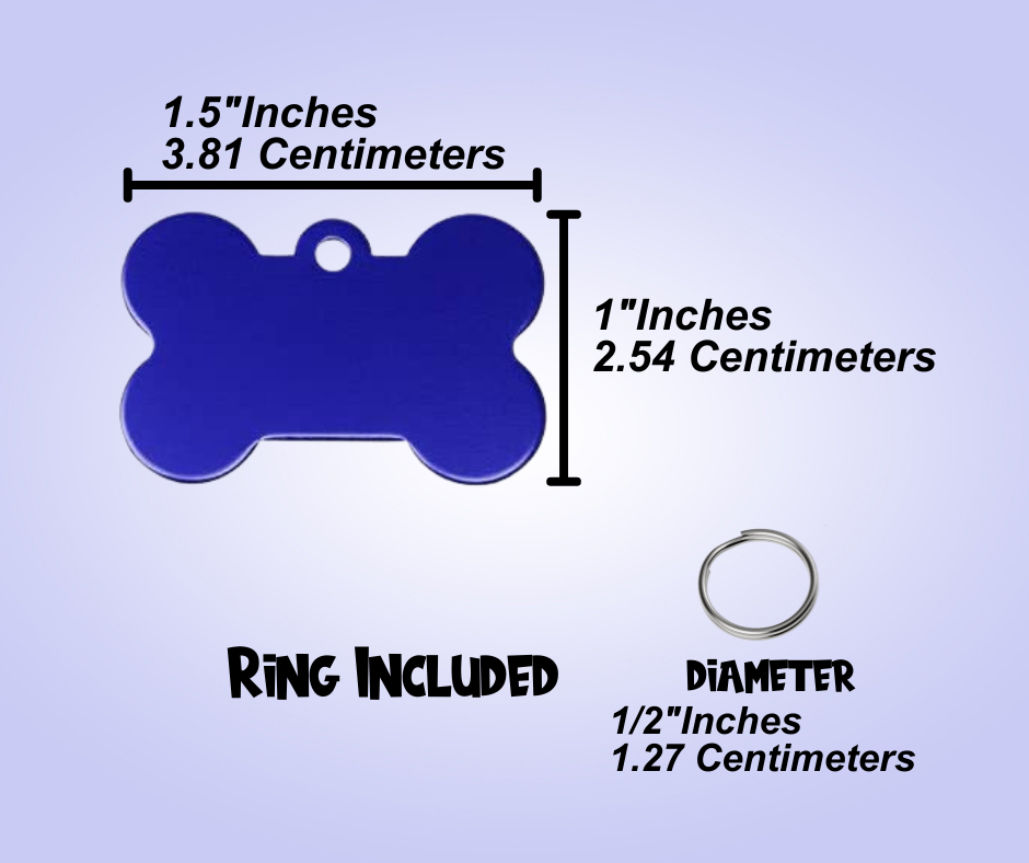 LASER ENGRAVED PERSONALIZED PET TAG ID DOG CAT NAME TAGS DOUBLE SIDE