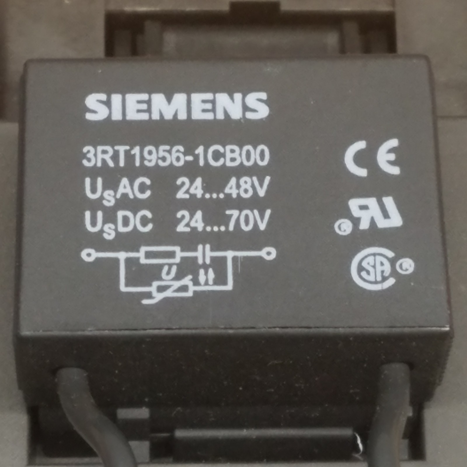 Siemens 3RT1055-6AB36 Contactor, 195A, 600V AC - USED