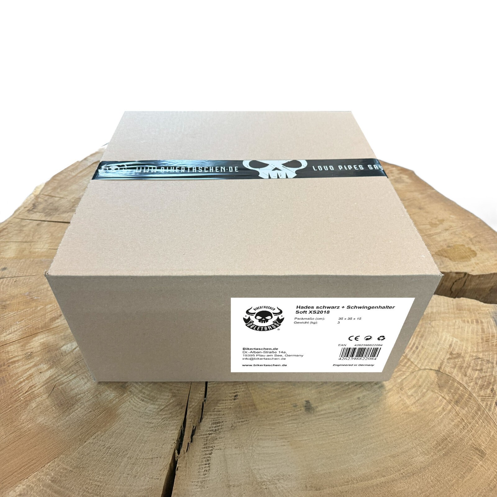 Swing Bag Hades Black + Soft XS 2018 Holder Compatible With Harley Davidson