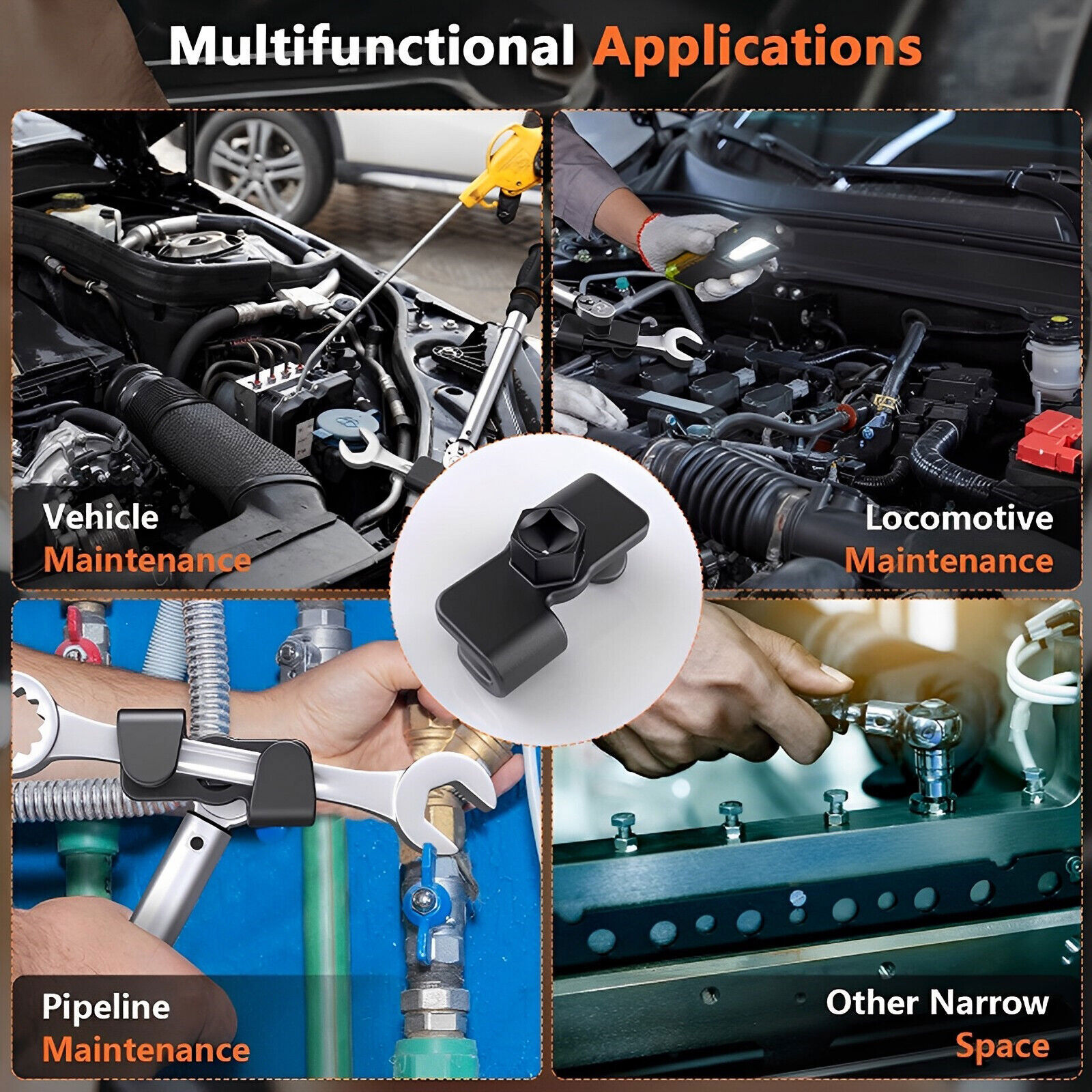 For 1/2 Inch Drive Wrench Extend More Leverage Universal Wrench Extender Adaptor