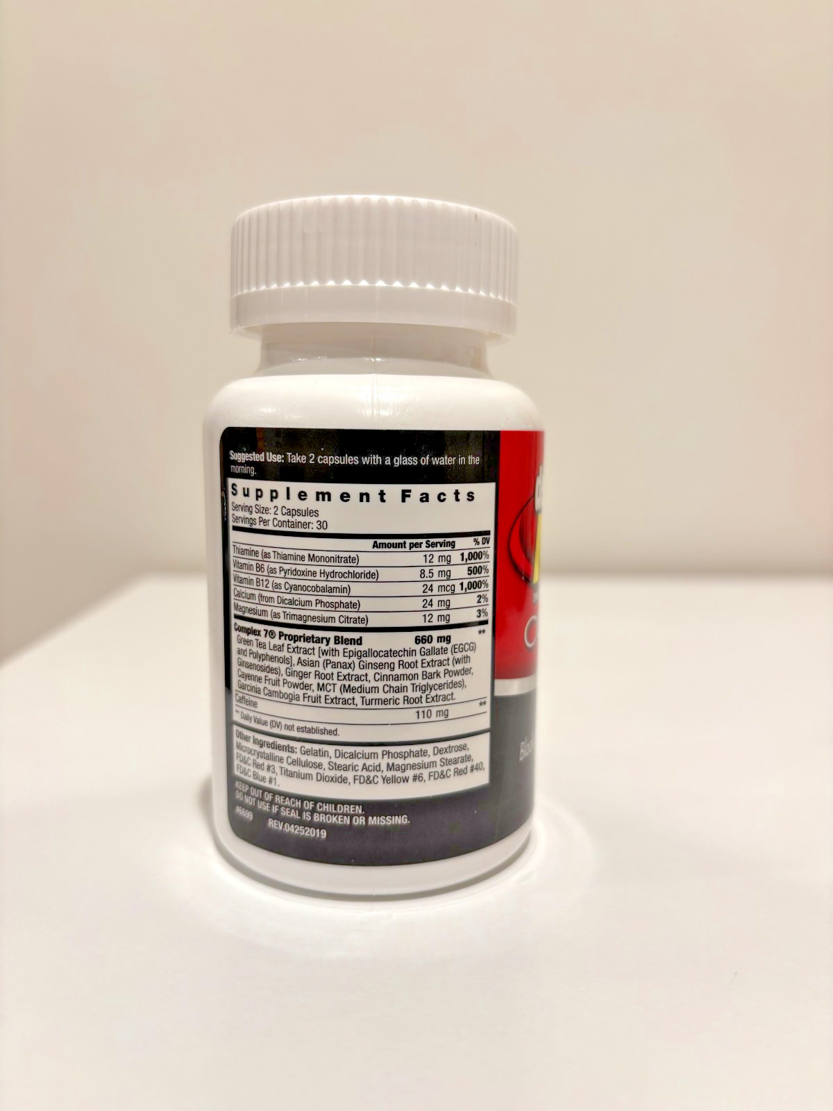 Dexatrim Max Complex 7 Dietary Supplement, 60 Capsules