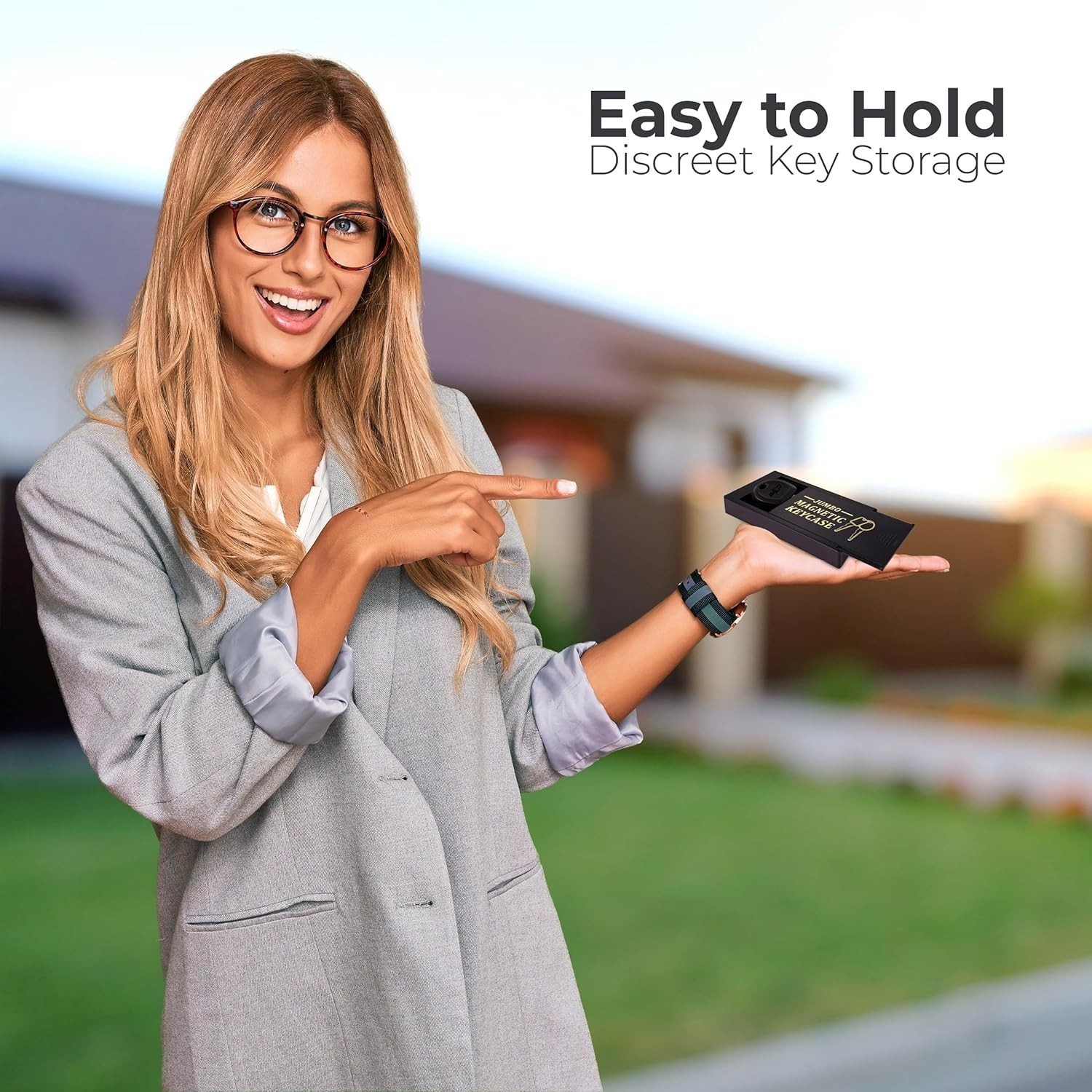 3x Hide A Key Magnetic Key Holder Key Box Car A Key Master Lock Key Holder HIDE