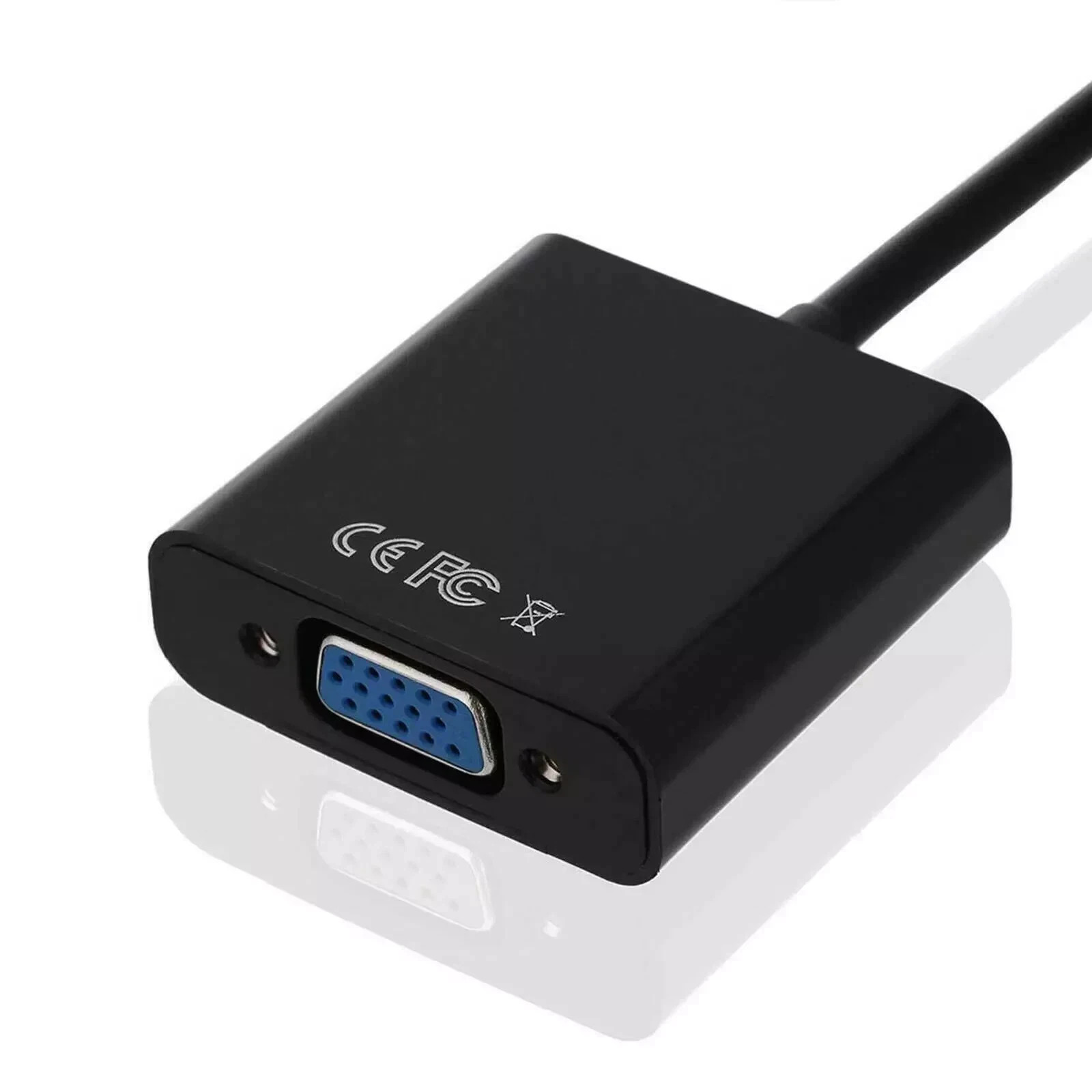 Lot 1-100HDMI Male to VGA Female Adapter Converter Cable for Video HDTV PC 1080P