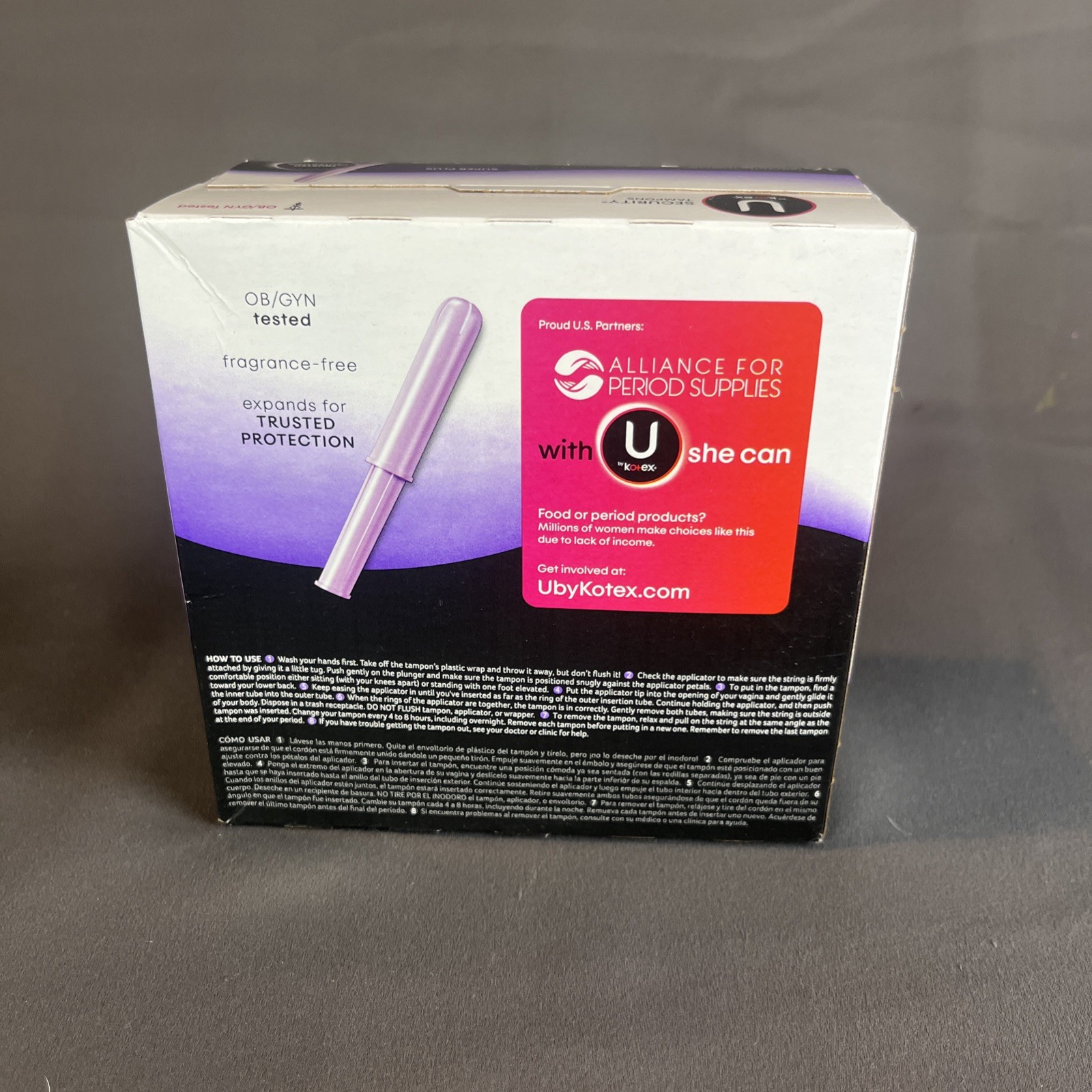 U by Kotex Super Plus Security Tampons, 16ct, Unscented - Discontinued