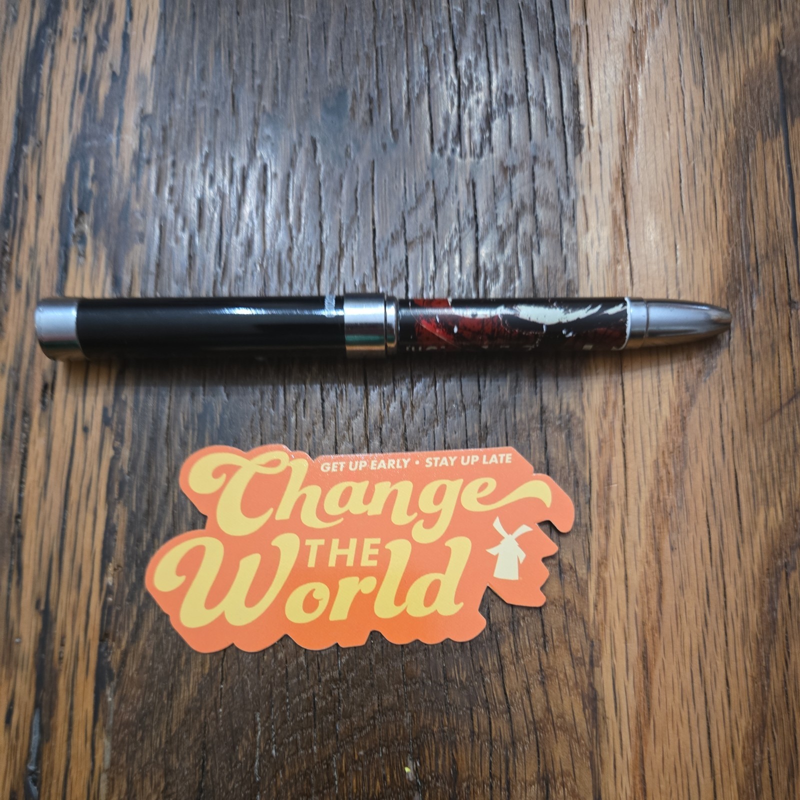 DUTCH Bros STICKER 2021 CHANGE The WORLD Windmill GET UP Early Stay Up Late ☕️