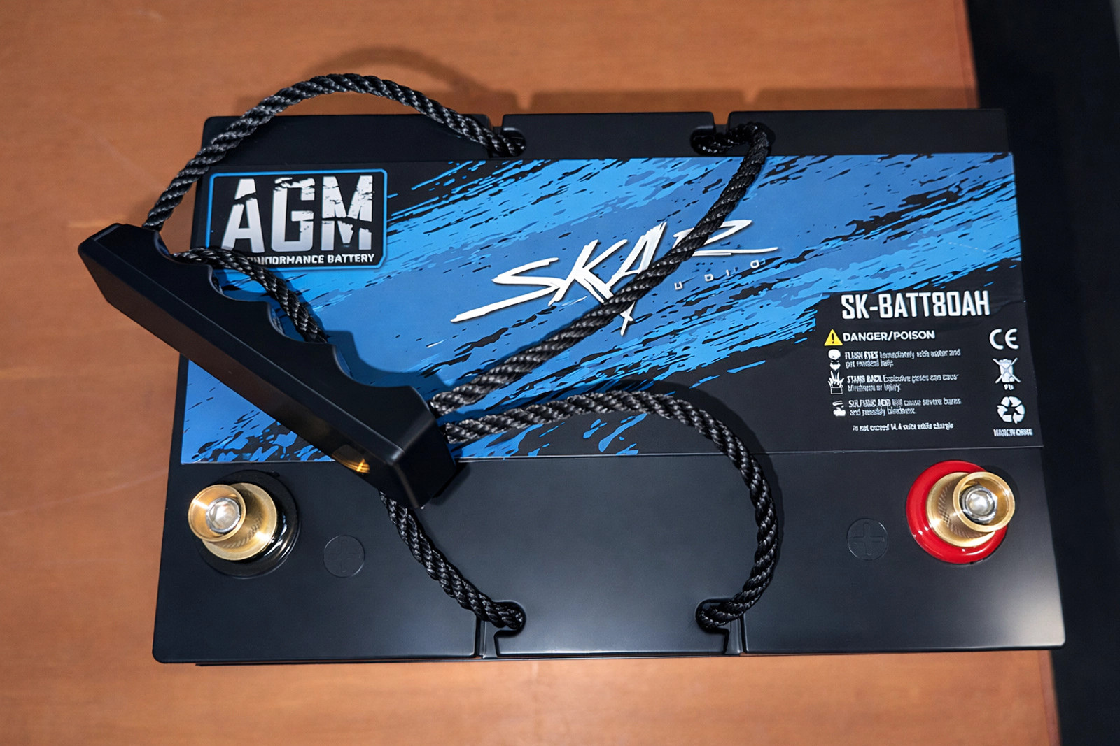 USED SKAR AUDIO 12V 80Ah AGM HIGH PERFORMANCE CAR AUDIO BATTERY | SK-BATT80AH