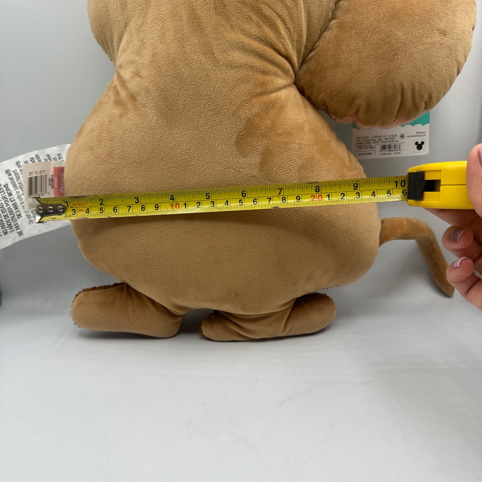 NWT Disney Princess Cinderella Sidekick Gus Gus Mouse Pillow Plush Pillowfort