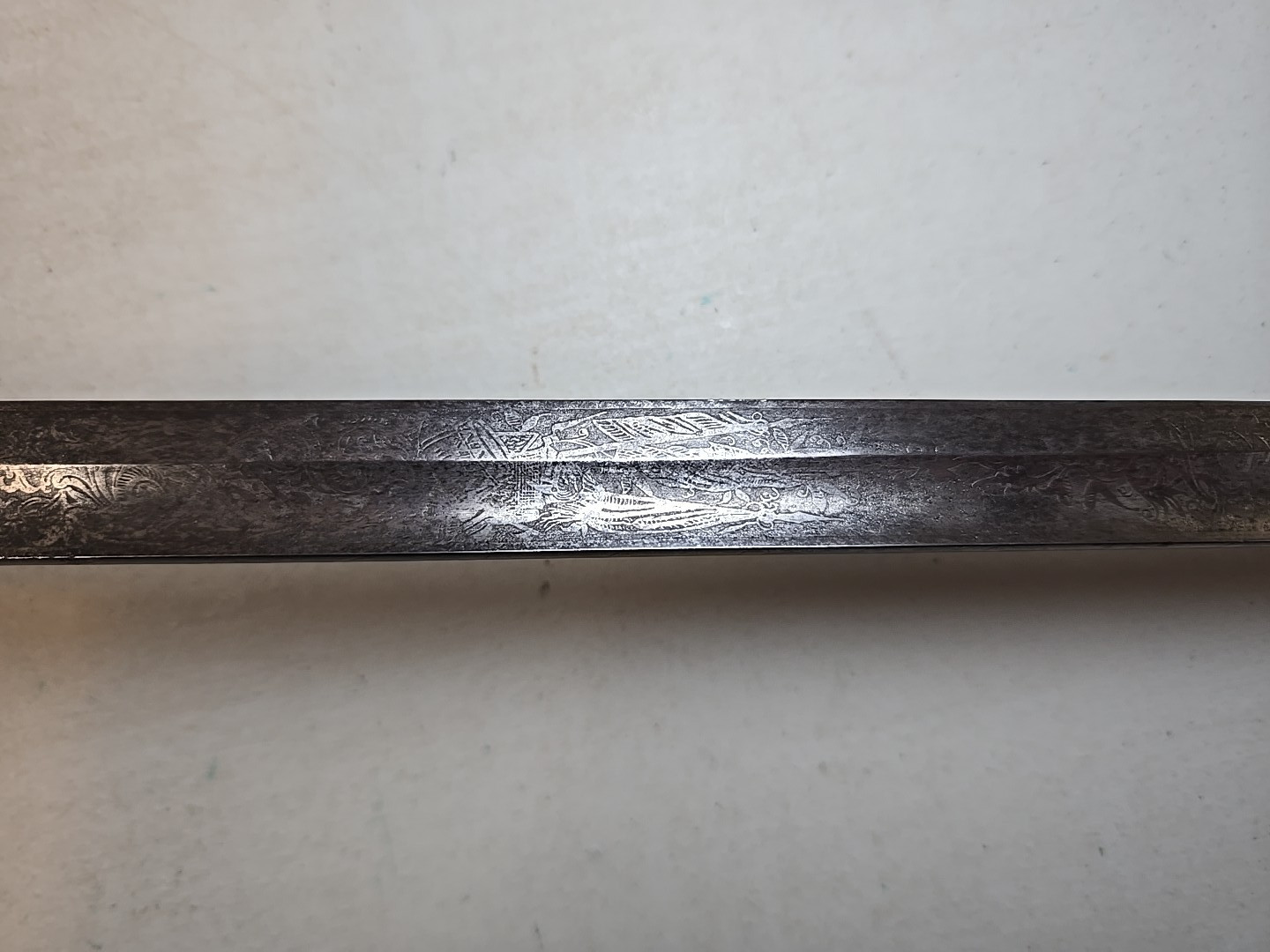 Pre-WWI German Prussian Court Degen Officers Sword - Samuel Hoppe - Etched