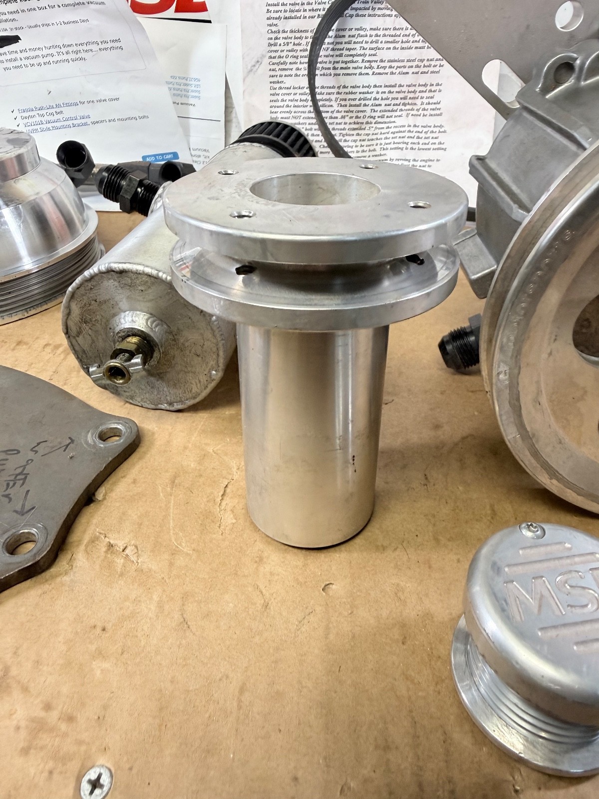 BBC CHEVY GZ MOTORSPORT VA104 RACING VACUUM PUMP STREET/STRIP