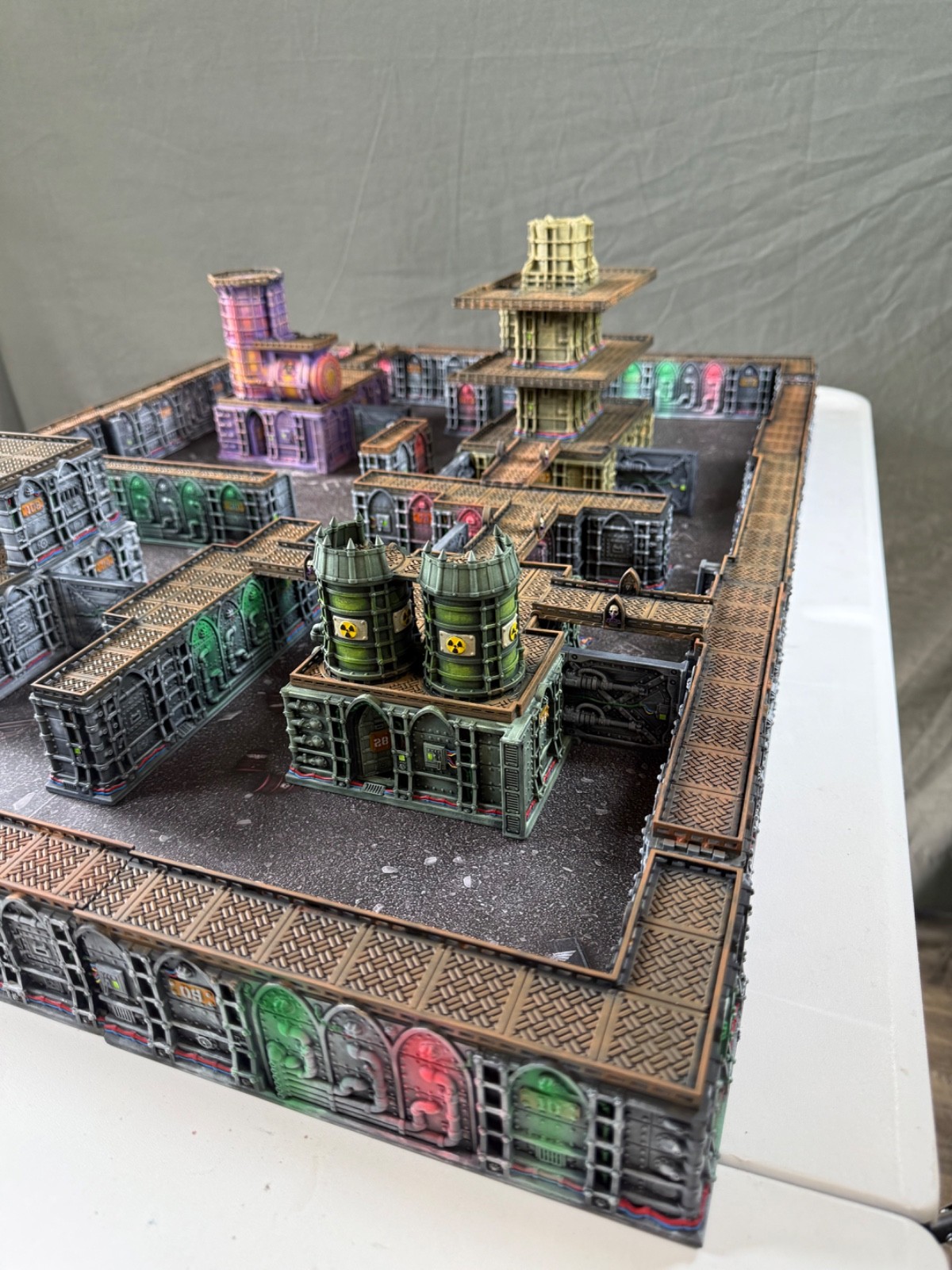 Ready Painted Kill Zone Complet Set Wa rhammer Kill Team Scatter Terrain