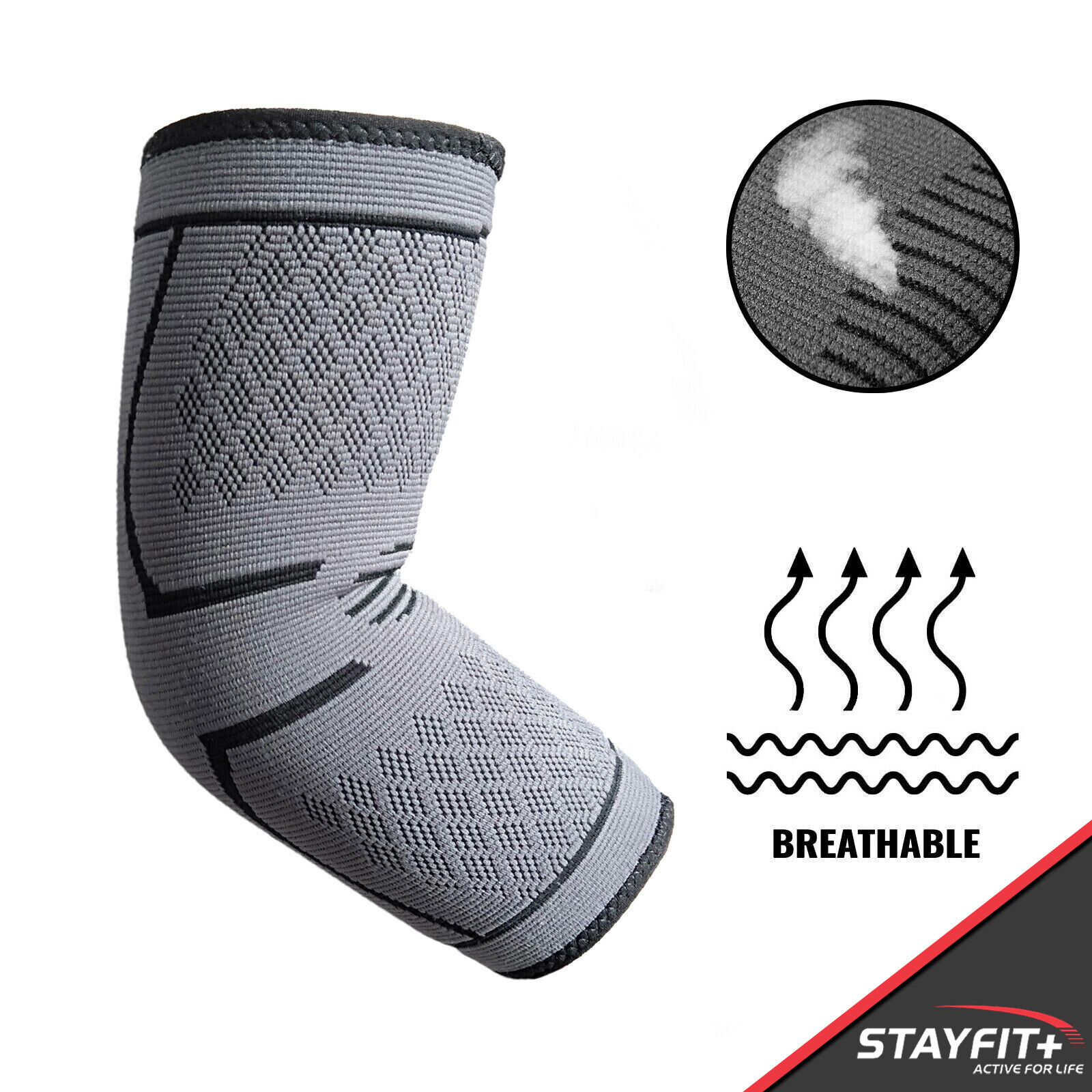 Tennis Elbow Compression Sleeve Brace Weight Lifting Support Joint Pain Relief