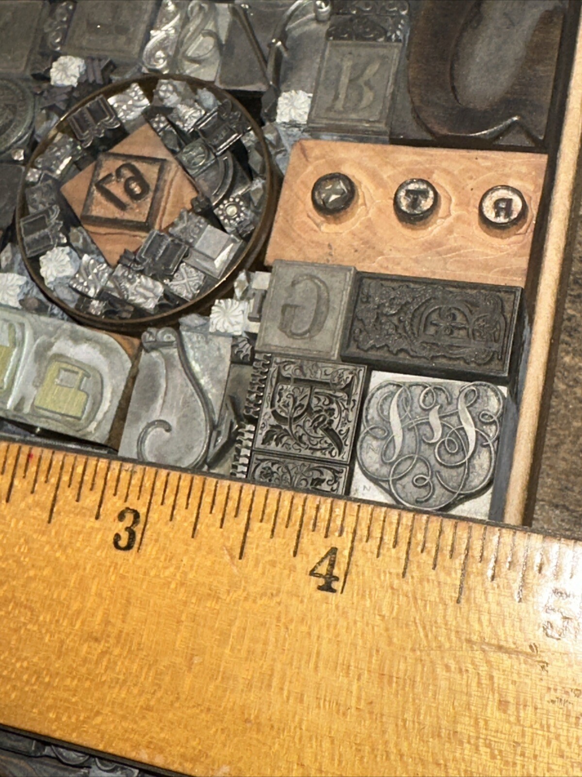 Printing Blocks Ornamentals Borders Dingbats. Wonderful Variety!! #D Beautiful!