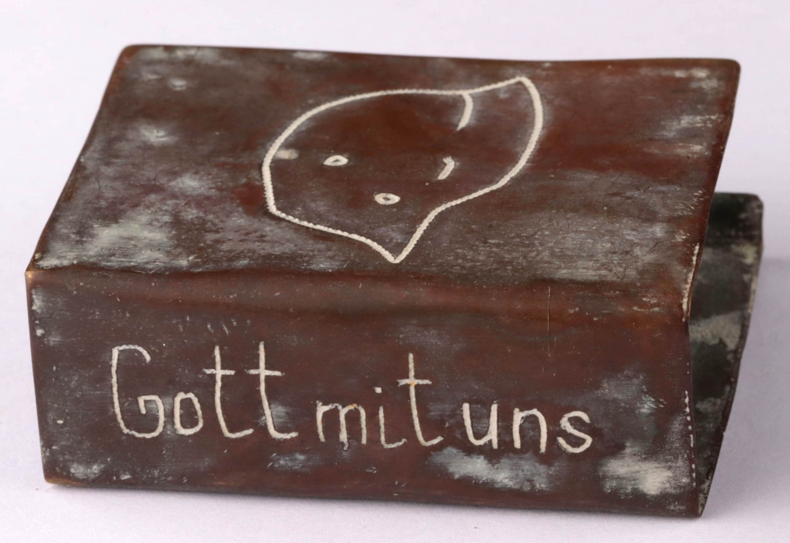 German WW2 Clip for Matchbox matches WWII Trench art Ring Engraving Military Set