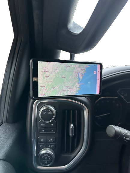 Phone Pillar Mount 2020-2023 Chevy GMC 1500 2500 3500 Edge Insight CTS CTS2 CTS3