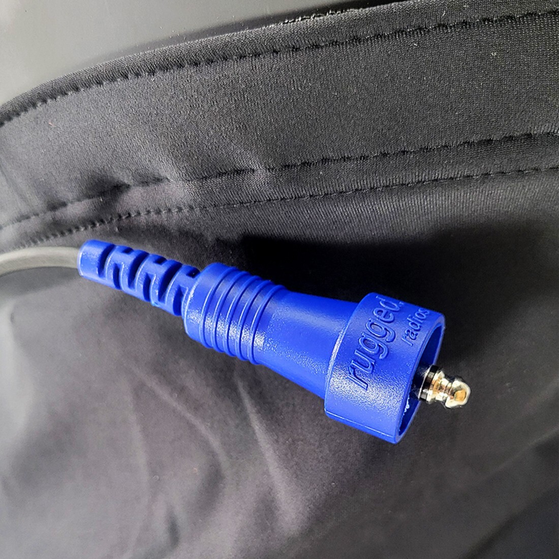 Bell Qualifier Top Air UTV-SXS Helmet Large Black/Blue/White Wired for Radio