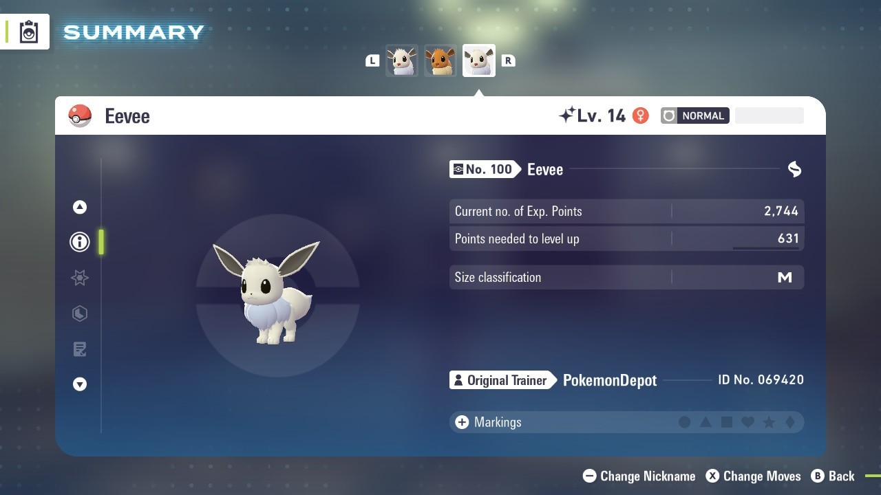 6IV Untouched Shiny Eevee Pokemon Legends ZA *SAME DAY*