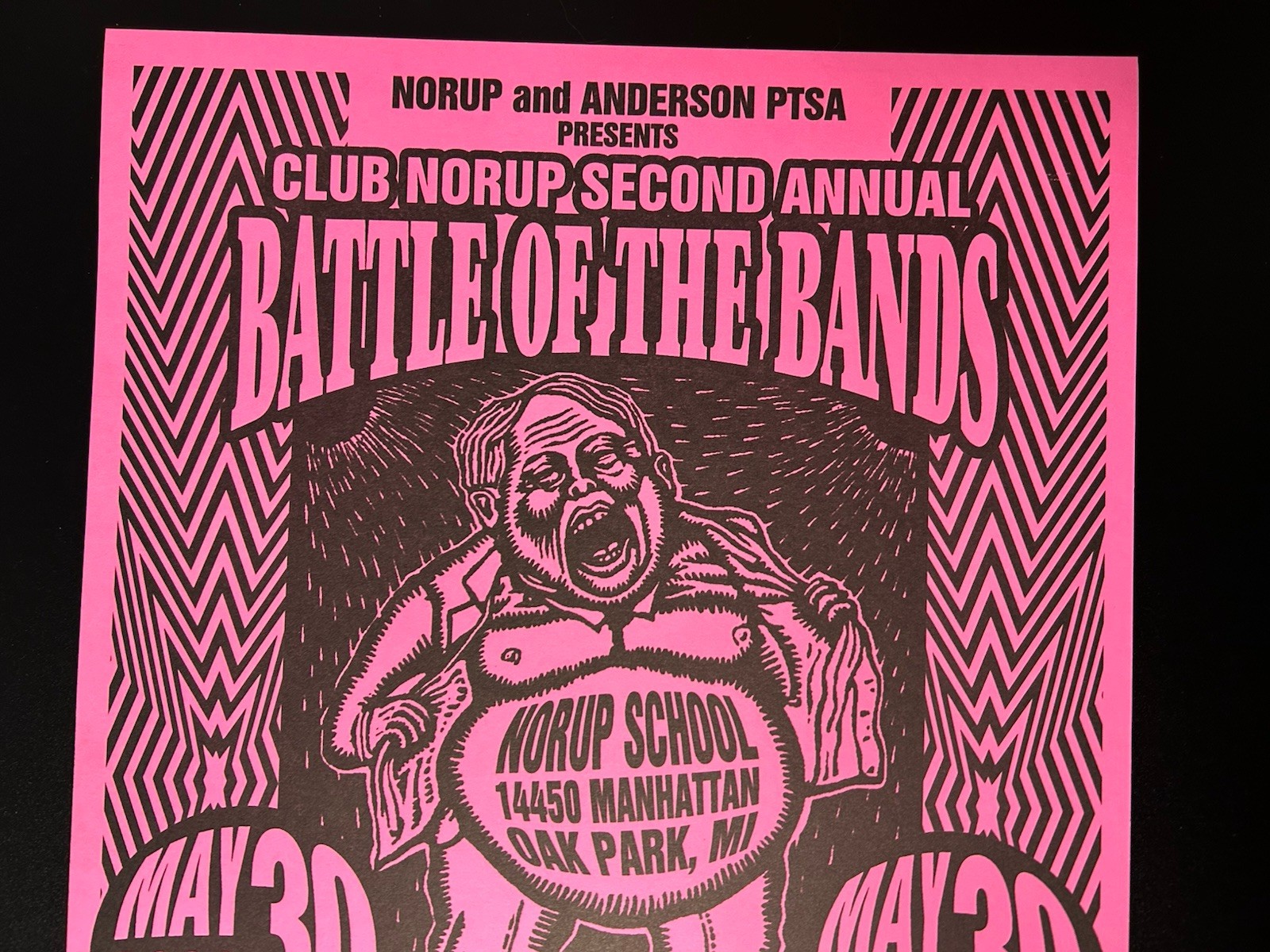 2003-“BATTLE OF THE BANDS”-NORUP SCHOOL-OAK PARK, MI-MARK ARMINSKI-SIGNED/MINT