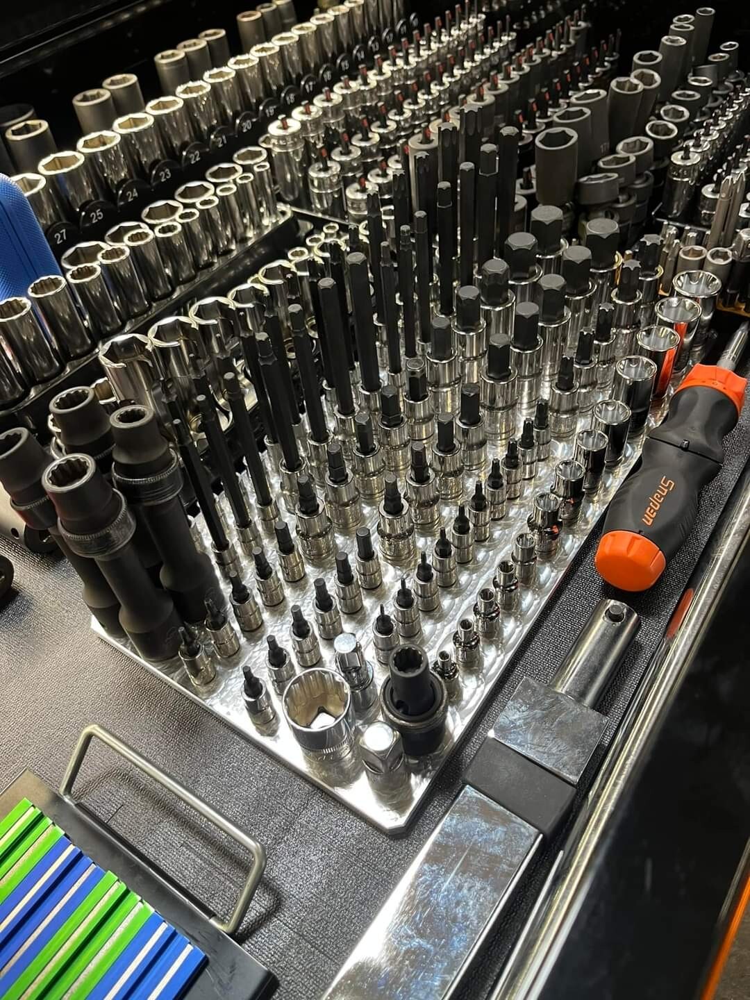 Blue point blpthc87 Socket Organizer - Tool Box BIllet