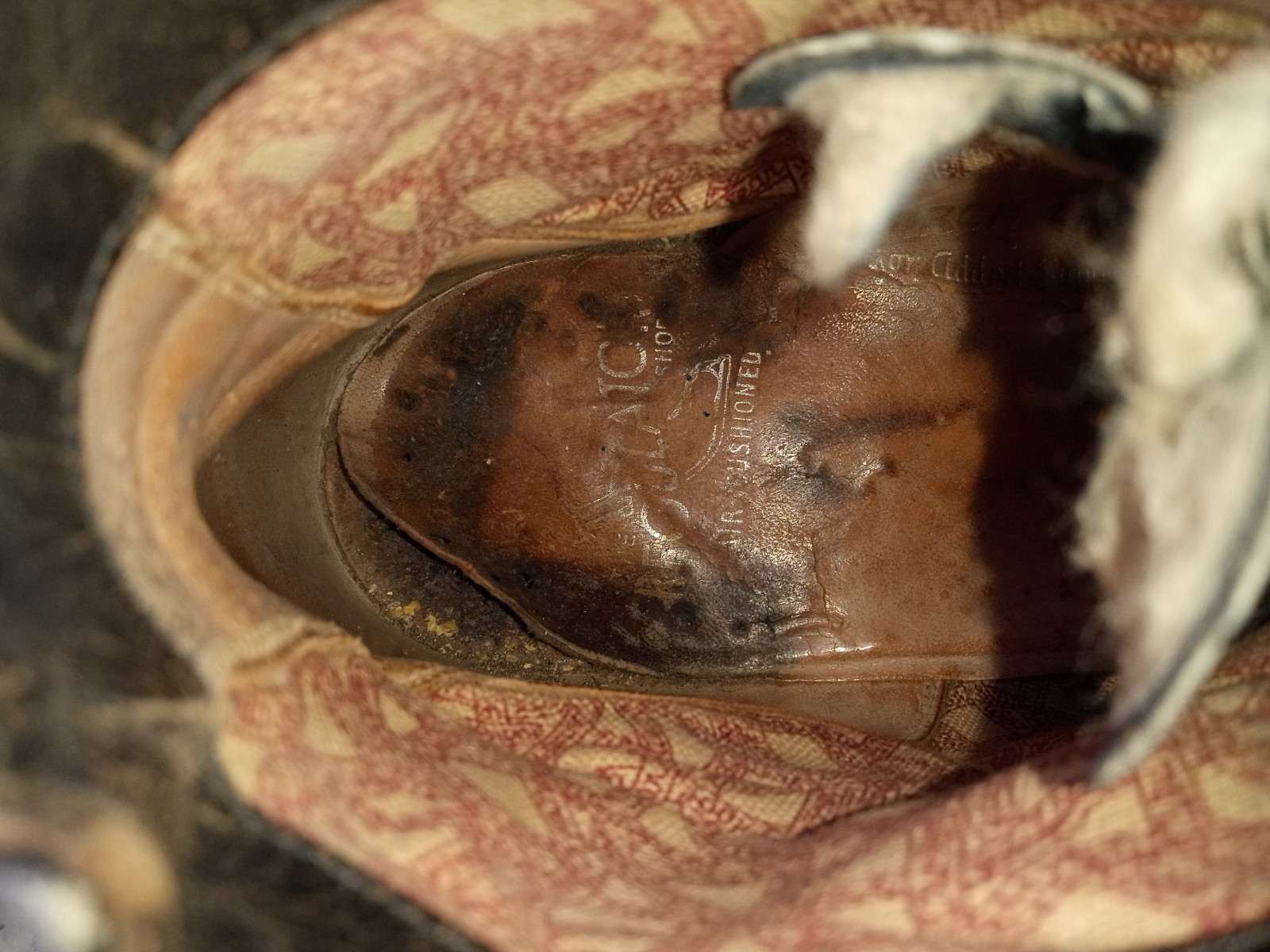 Span Am Indian Wars US Boots Black Leather 11" Long Goodrich Heels Volunteers