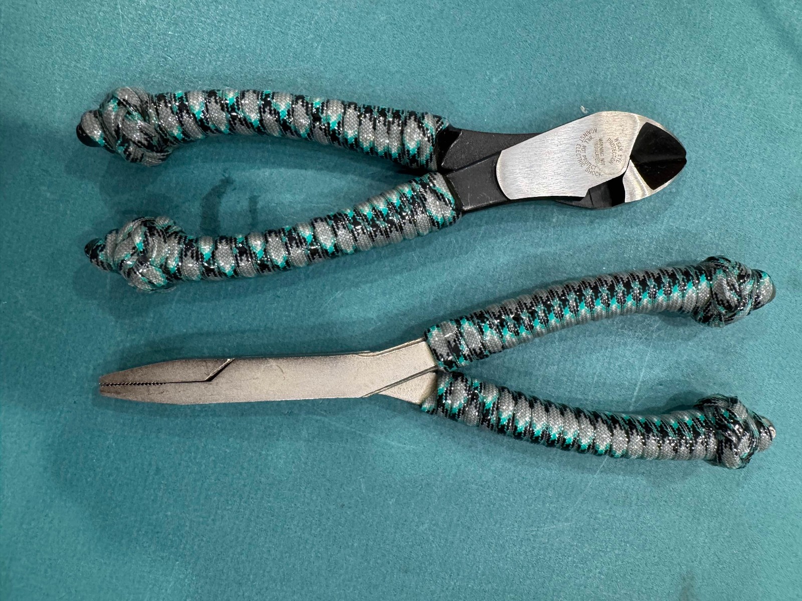 Custom Wrapped 7" Cutter and/or 8" Duck Bill Plier; Plier, Fishing, Tuna, Cutter