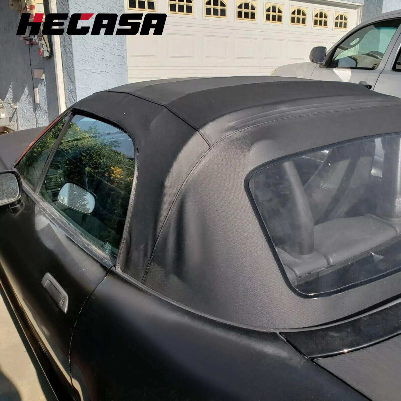 Convertible Soft Top Replacement w/ Plastic Window For 1996-2002 BMW Z3 E36