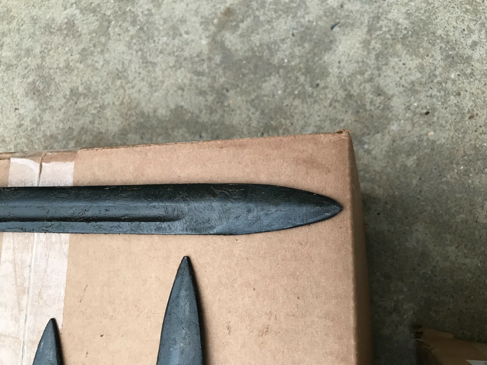 WWII Type Model M1 Garand Bayonet 1903 Springfield 1903A3 Knife Black USED