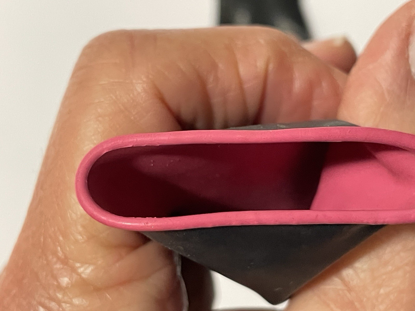 Vintage PAIR OF Miniature 4" Black Salesman's Samples Rubber Gloves