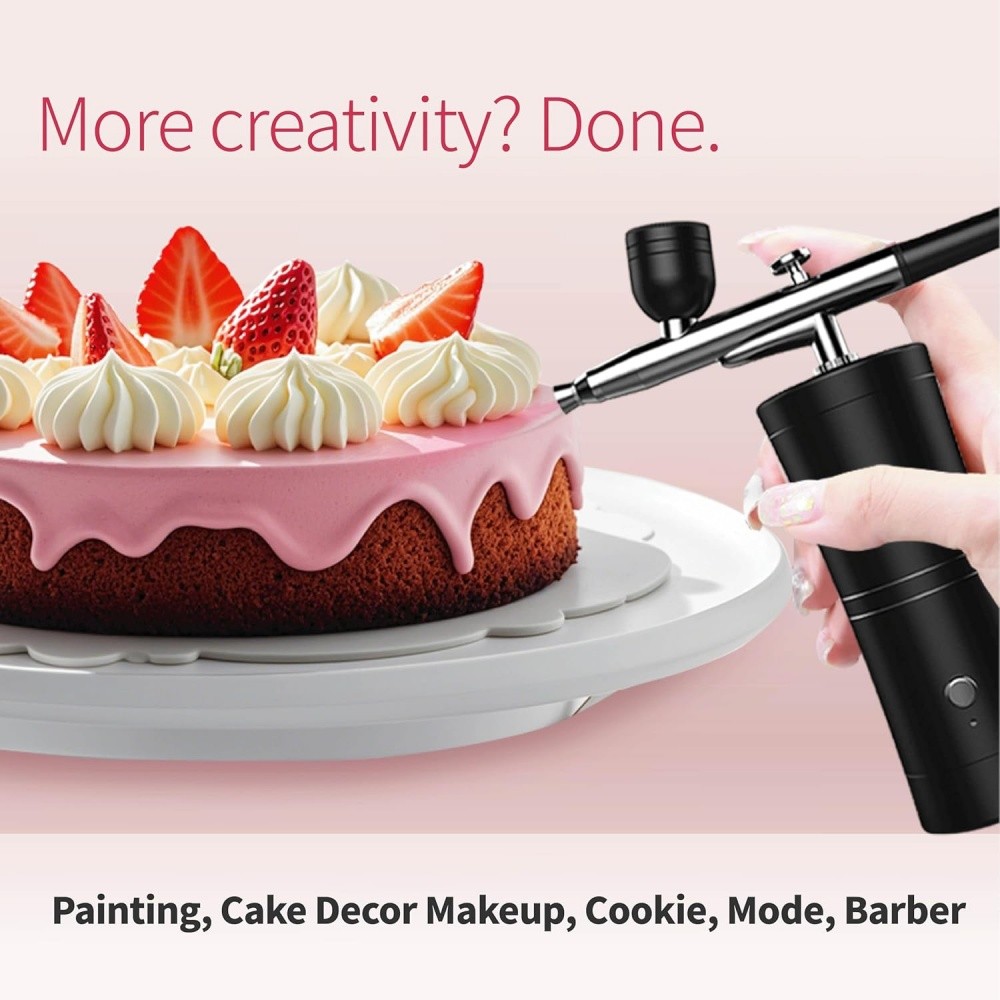 Portable Air Compressor Kit Airbrush Paint Spray Gun Nail Art Tattoo Airbrush