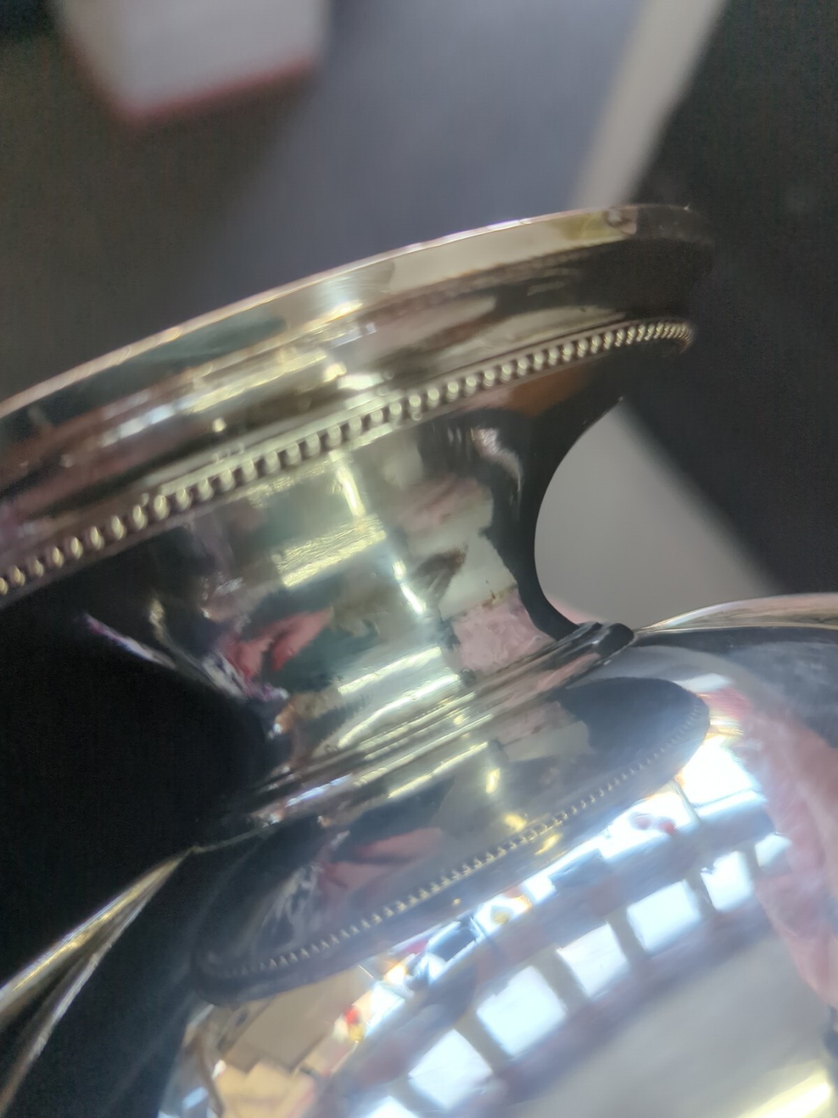 Antique English Silver Plate Georgian Style Sauce Tureen John Scofi London