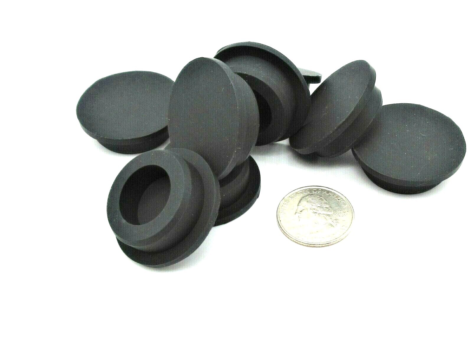 Firewall Rubber Hole Plugs 7/8" to 2 1/2" Push In Compression Stem 10 Sizes