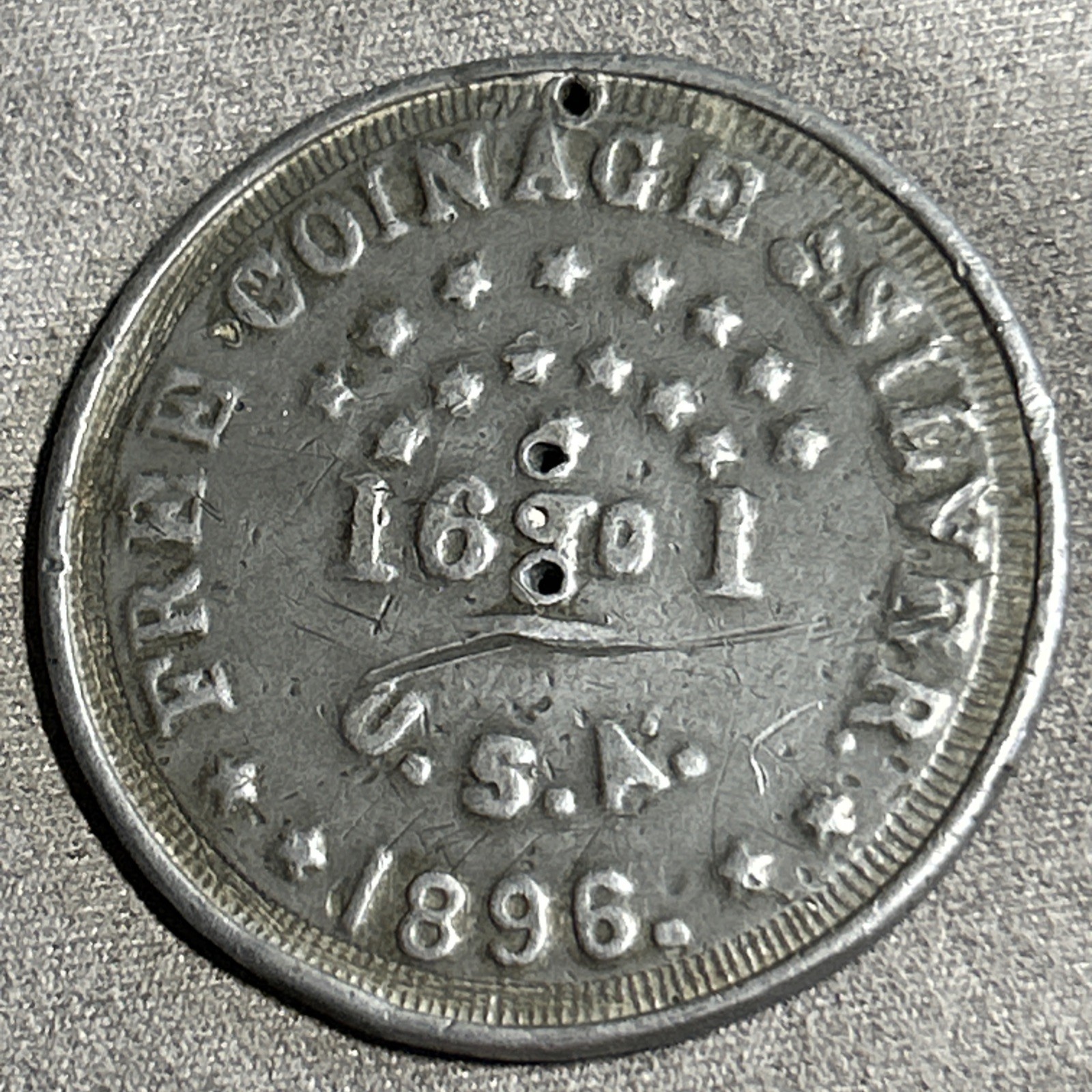 Bryan Dollar Money Schornstein Rare 16 To 1 One Dime Free Coinage Silver SCH-364