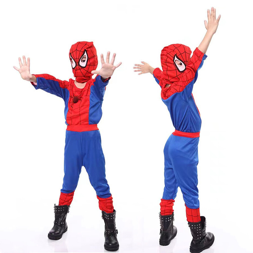 The Amazing Spiderman Jumpsuit Spider-man Kids Baby Boy Bodysuit Cosplay Costume