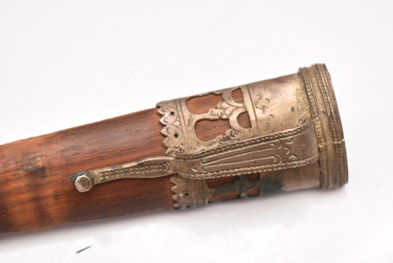 Philippine Gunong Punal Dagger W Sheath Wood Handle Keris Filipino Knife 11"