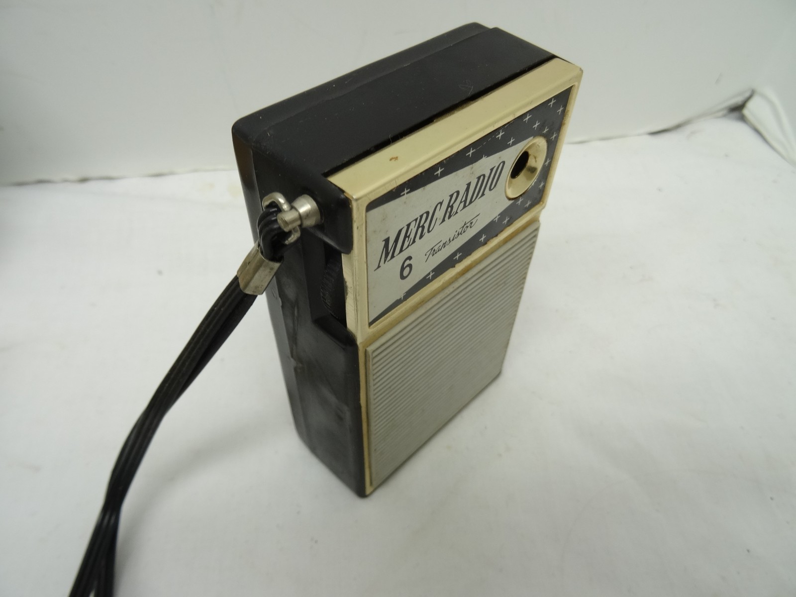 merc transistor radio vintage with original box