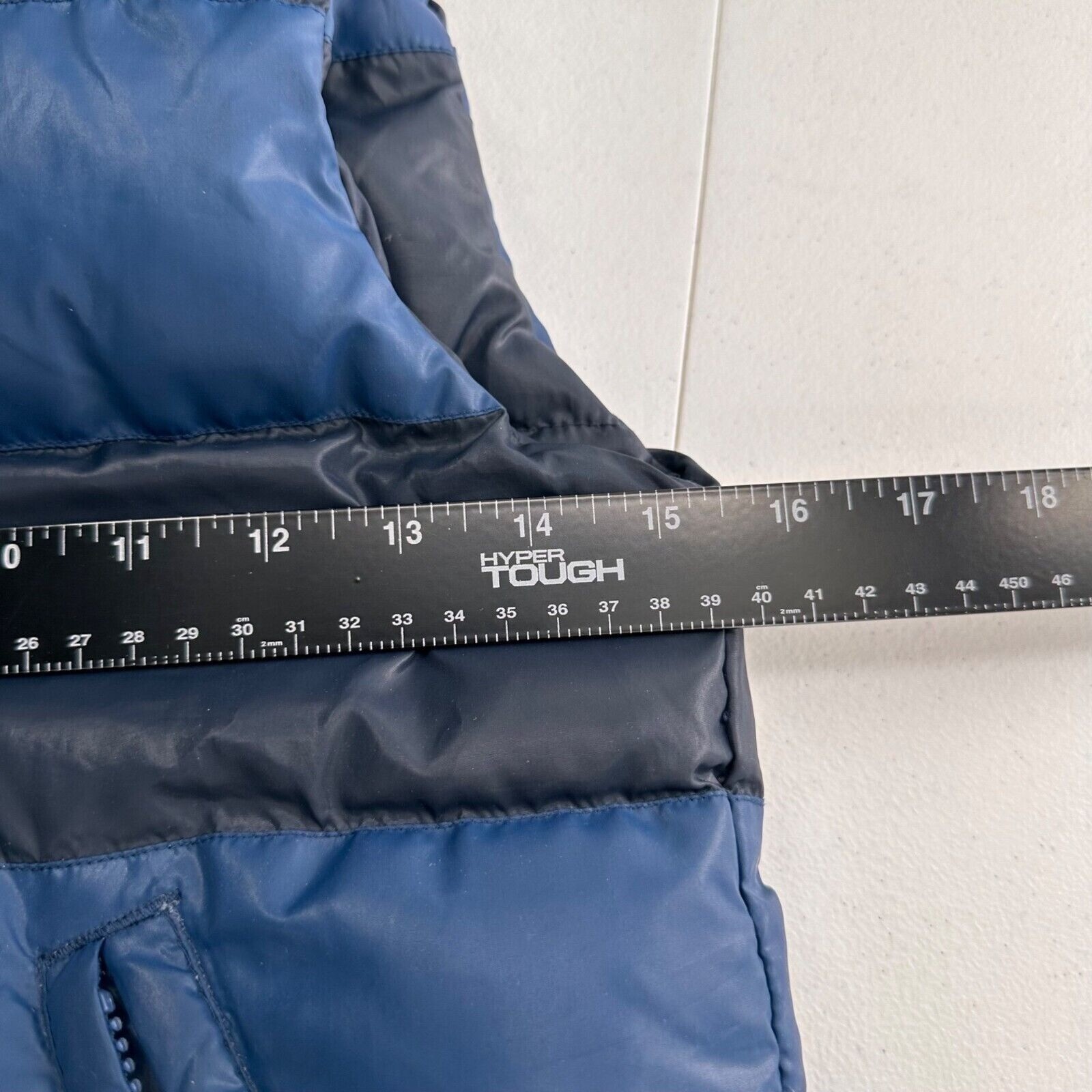 The Childrens Place XS 4 Navy Blue Puffer Vest Zipper Pockets Winter Insulated